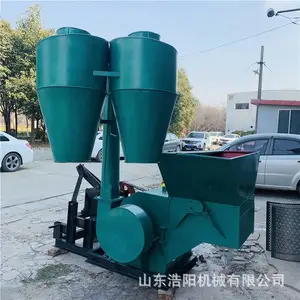 牛羊养殖饲料粉碎机420-30型草捆草块粉糠机大进料口干草打糠机