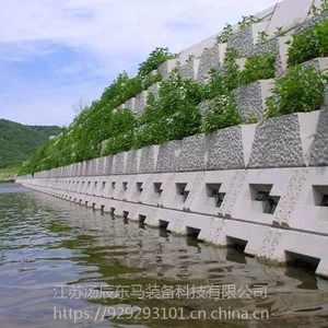鱼巢式生态框、鱼巢式护坡、生态挡墙、箱型砌块