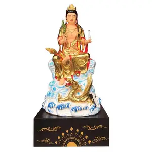 孔雀大明真人神像塑像树脂准提菩萨佛像善缘佛像厂直销