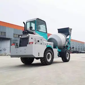 工程小型混凝土搅拌罐车多功能干湿两用自上料混凝土水泥搅拌罐车