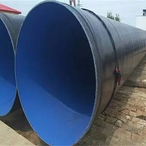 生活用水埋地管道dn200 300外壁3PE缠绕防腐螺旋钢管可定制