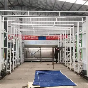 万城青朗移动伸缩房大型移动喷漆房电动伸缩房喷漆用活动房