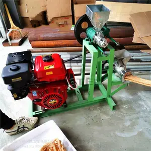 新型食品膨化机 自动切断弯管膨化机 小型致富机器