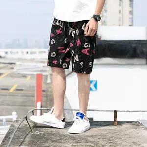 工装短裤男士夏季韩版潮流运动休闲短裤子潮牌宽松沙滩五分裤男士