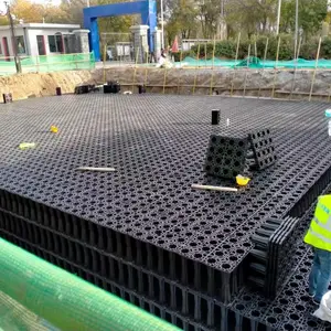 污水处理 雨水收集模块 组合拼装蓄水模块 PP雨水回收调蓄池蓄水池