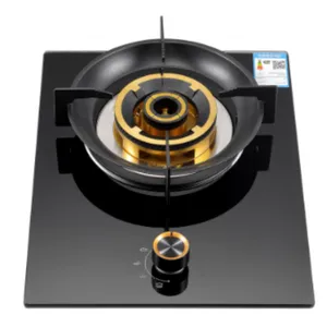 焰博士 6972 燃气灶 430 全黑玻璃面板 5.2KW 高效能