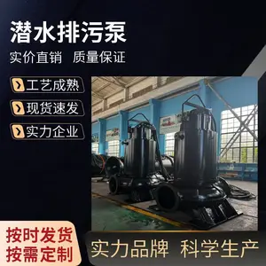 蓝深集团节能高效潜水污水泵,污水厂,排水泵站专用泵WQ1300-10-55
