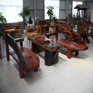 热销酒店成套家具 水泥仿古木家具室内室外