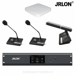 供应JRLON MZ-500G 5G全数字手拉手会议系统主机/发言话筒单元