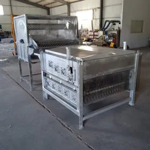九轴卧式脱毛机烫脱一体机全自动旋转打毛机鸡鸭鹅专用屠宰设备机械