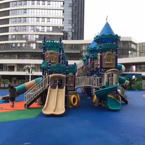 户外小型娱乐场地 无动力儿童游乐设备 组合玩具方案规划设计