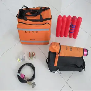 水域消防救援便携抛投器 高压气动抛射器 防汛抢险便携式救生抛绳器