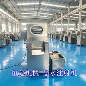 全自动肉类盐水注射机整鸭整鸡带骨注射设备熟食加工厂盐水注射机