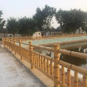 江西水泥仿木栏杆仿竹护栏3-9型防护栏