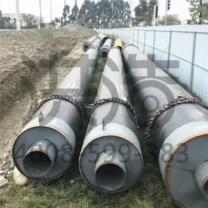 厂家直销 耐高温 保温钢管 钢套钢蒸汽管 直埋保温管 热力管网预制蒸汽地埋保温管道