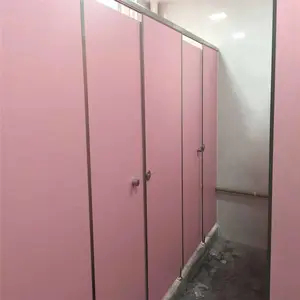 中山学校洗手间隔断板材安装步骤