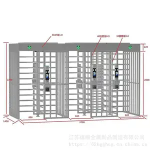 高转闸断电开模式全河北全高闸批发监狱防爬全高闸人脸指纹识别