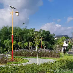 6米led新农村建设一体化特色民族风太阳能路灯少数民族道路照明