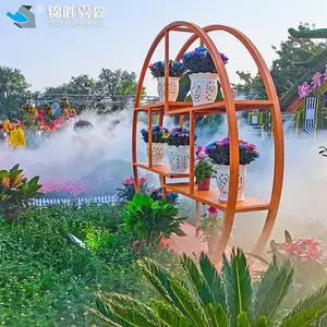 景观人工做雾,特色小院喷雾景观,游乐场喷雾景观