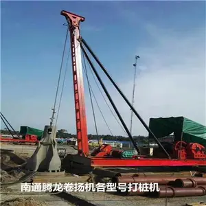 CK2200老挝冲击钻打桩机发货 冲击钻机双梁机架