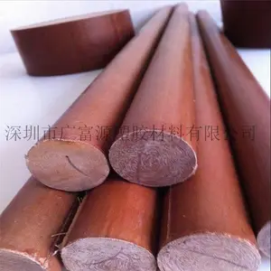 厂家直销 细布纹布棒 橘红色电木棒 细布棒 电木板
