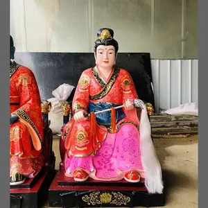 无极老母娘佛像 无生老母神像 无声老母 三霄娘娘 玻璃钢树脂摆件