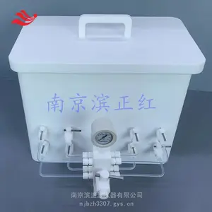 聚四氟乙烯清洗槽PFA瓶冲洗设备实验室喷淋系统多通道并行冲洗装置