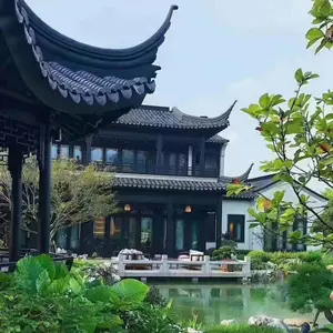 中式古建别墅四合院寺庙门窗定制厂家思卓鲁班