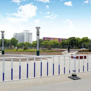 博赛元供应贵州白色道路护栏、城市中央道路隔离护栏