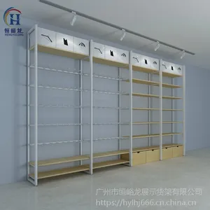 恒峪龙名创款钢木货架展示架厂家直销