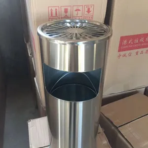 秦皇岛不锈钢豪华垃圾桶办公楼垃圾桶正方形垃圾桶