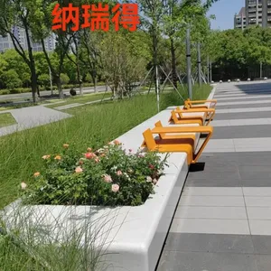 真石丽泰科石楼梯现场制作C50异形泰科磨石坐凳材料厂家