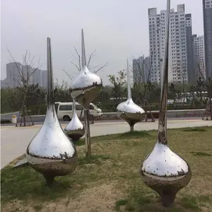 水滴雕塑,景观不锈钢水滴,广场水滴