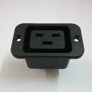生产供应品字插座SS-3B电器AC电源输出IEC电源插座