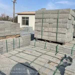 芝麻黑侧路石 深灰色花岗岩路沿石 道路工程用直角路边石