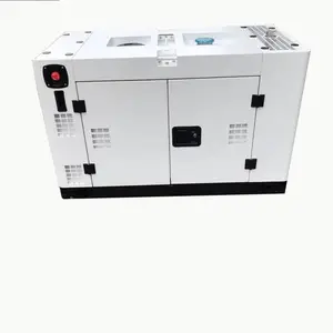 12KW/15KVA静音式风冷双缸柴油发电机组2L92动力机油加热空气加热备用电源