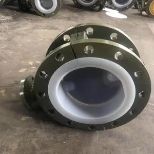 营口市阀门经销商D341F46-16P DN350法兰衬氟不锈钢蝶阀厂家 产地经销