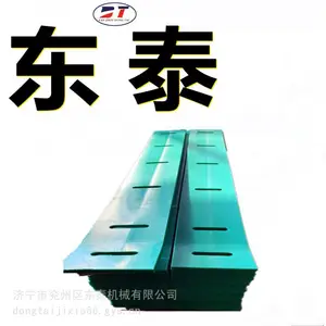 加工定制犁式卸料器60度角V型雪铲式聚氨酯主犁刀 高分子板副犁刀
