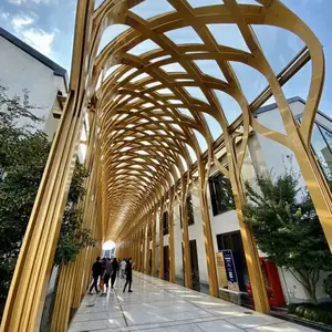 大型铁艺廊架 小区景观廊架 钢结构公园景观廊架 定制厂家