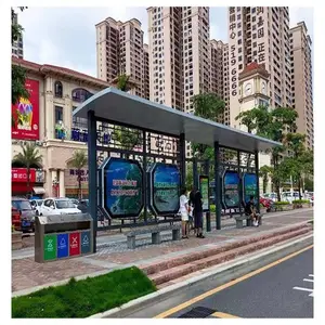 厂家定制】不锈钢制品广告牌 立牌宣传栏 公交站台栏制作与安装