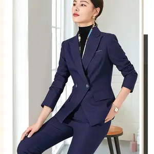 西装外套春秋女职业装英伦风***感休闲西服套装韩版正装ol工作服