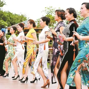 苏杭旗袍工厂店深圳批发（走秀、表演、礼仪）旗袍支持团购