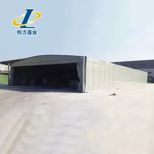 移动推拉篷公司_大型仓储推拉雨棚设计活动雨棚