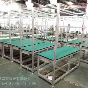 铝型材工作台-工厂车间升降定制加工DIY带抽屉-工作台价格