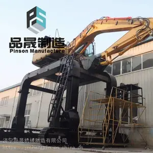 济宁品晟改装火车站卸煤挖掘机 长腿的卸煤车 铁路挖掘机卸煤车