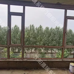 别墅室外 阳光房 断桥门窗 阳台 露台遮阳 高质量安装