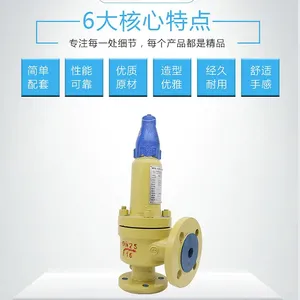 手动安全阀铸钢材质法兰安全阀 弹簧全启式A42Y-25C