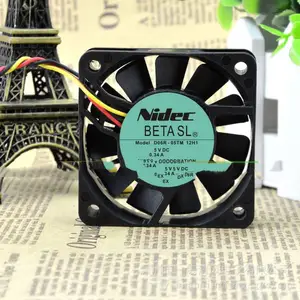 原装NIDEC 6015 5V 0.34A D06R-05TM 12H1 2线 3线 液压散热风扇