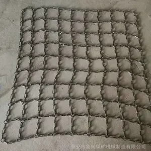 体育运动场地网链 铁链编制网链 5mm圆环链