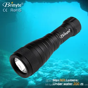 夜光nitesun专业L2强光LED潜水手电筒DIV05技术潜水备用照明灯厂家